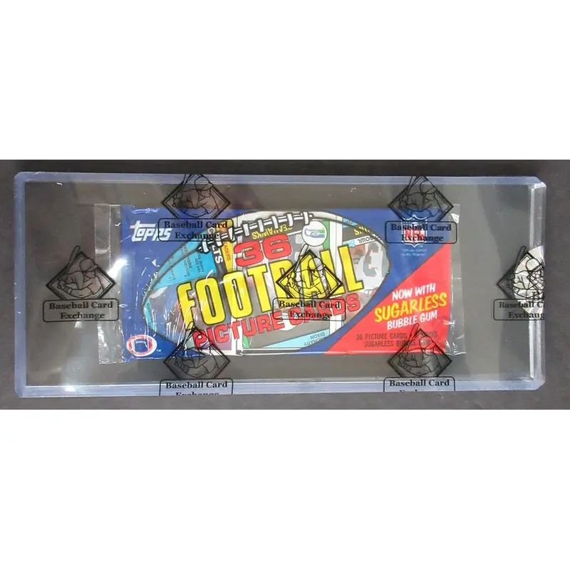 1984 Topps Football Unopened Grocery Rack Pack (BBCE) (Marino Top)