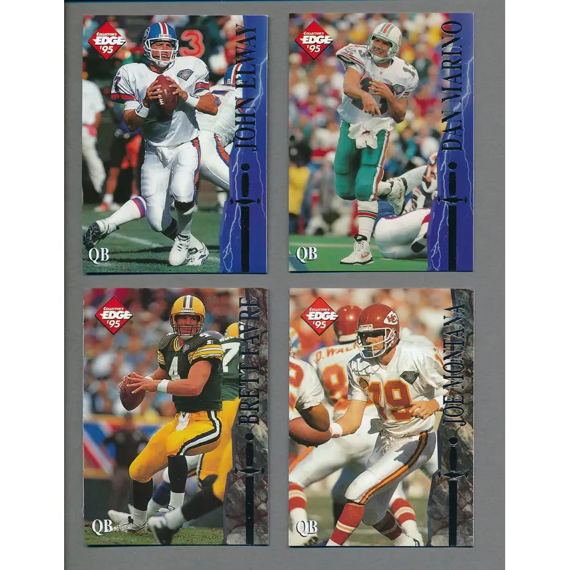 1995 Collector's Edge Excalibur Football Complete Set (150) NM/MT MT