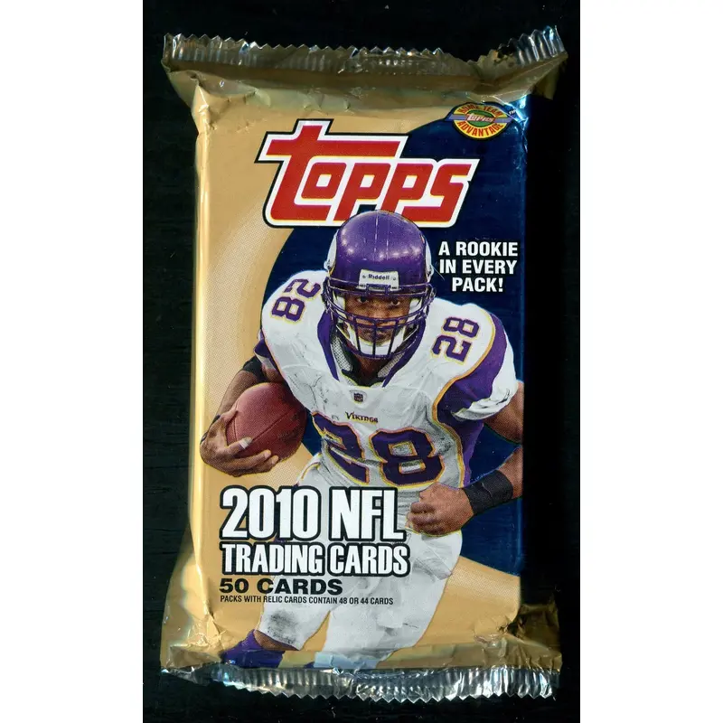 2010 Topps Football Unopened Jumbo Pack (HTA) (50)