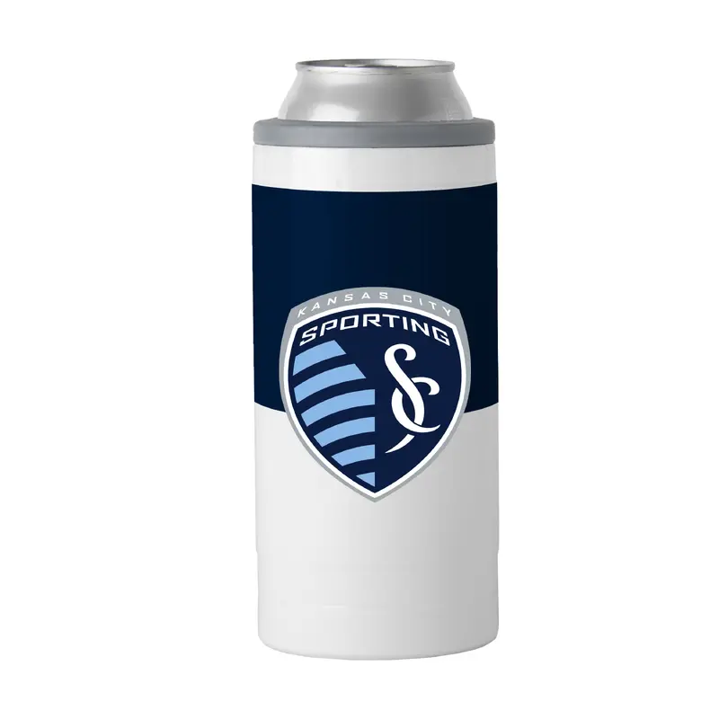 Sporting KC 12oz Colorblock Slim Can Coolie