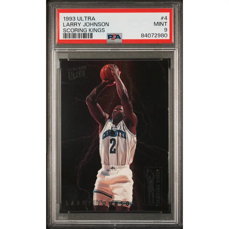 Larry Johnson 1993 Fleer Ultra Scoring Kings #4 PSA 9 Mint