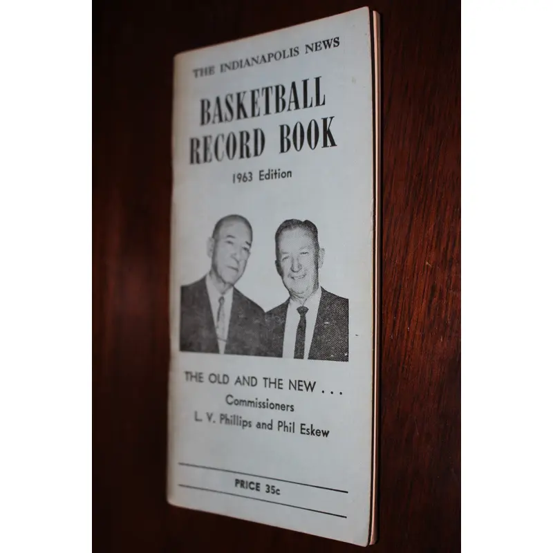 1963 Indianapolis News Basketball Record Book
