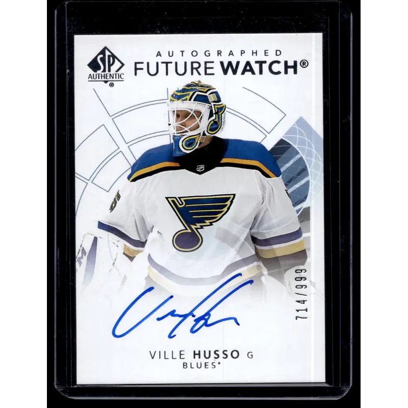 2017-18 Upper Deck SP Authentic Future Watch - Ville Husso #158 /999 RC