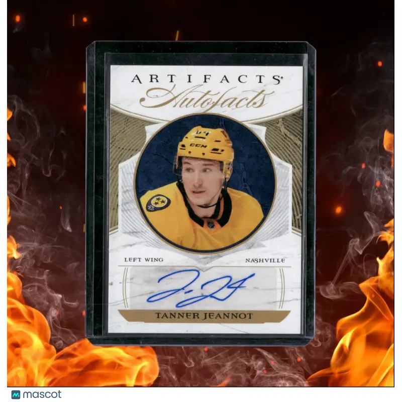 2022-23 Upper Deck Artifacts Tanner Jeannot AutoFacts Auto #AF-TJ