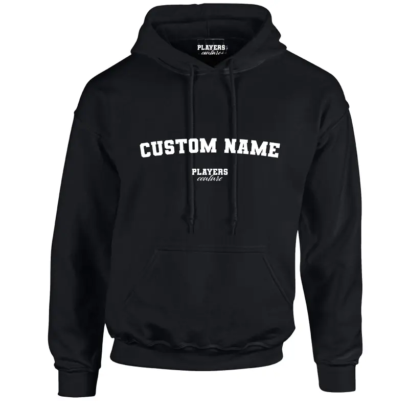 Black Custom Great Value Players Couture Men's Basic Hoodie