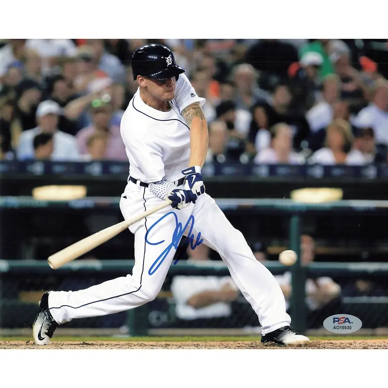 JACOBY JONES signed 8x10 photo PSA/DNA Detroit Tigers Autographed