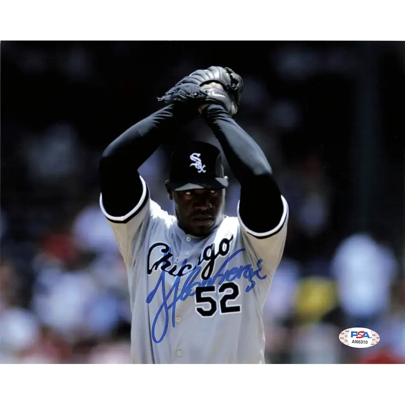 Jose Contreras signed 8x10 photo Chicago White Sox PSA/DNA Autographed