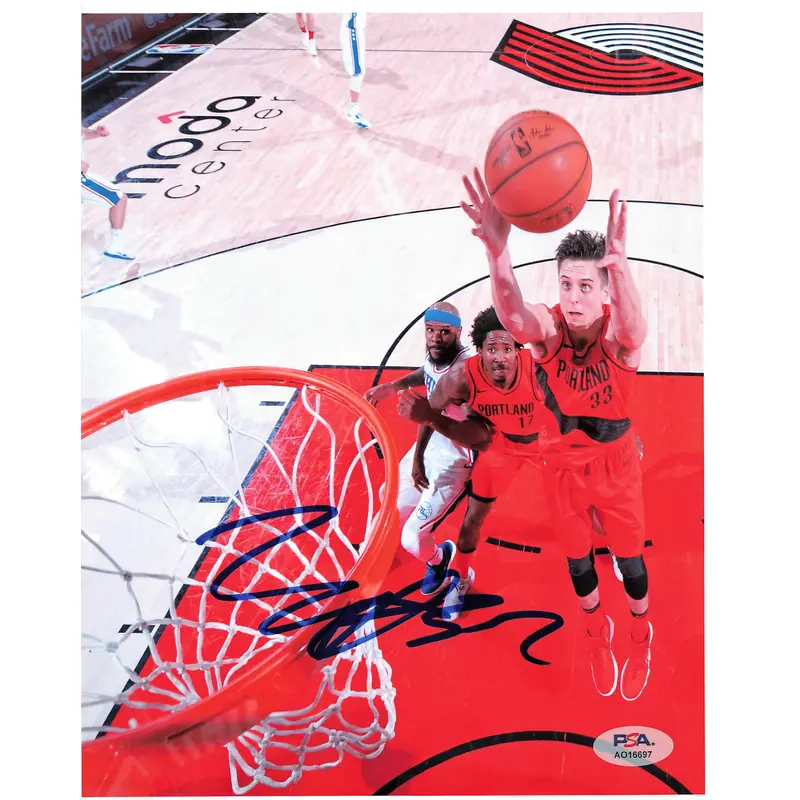 Zach Collins signed 8x10 photo PSA/DNA Portland Gonzaga autographed Trail Blazers