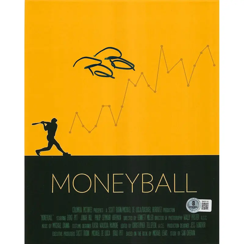 Billy Beane Moneyball Authentic Signed 8x10 Photo Autographed BAS #BN00116
