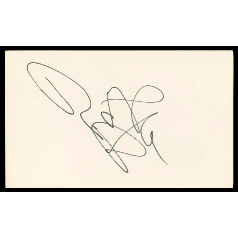 Robert Blake In Cold Blood Signed 3x5 Index Card Autographed BAS #AD70419