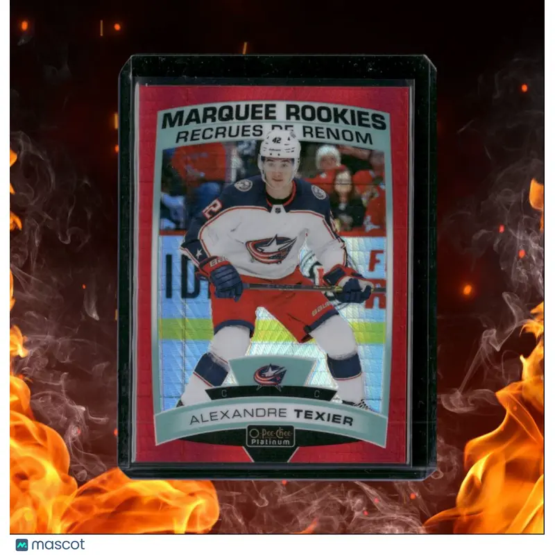 2019-20 O-Pee-Chee Platinum Alexandre Texier Red Prism Marquee Rookie 151/199