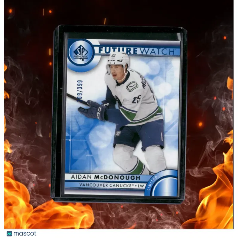 2023-24 SP Authentic Aidan McDonough Future Watch Blue Rookie 309/399 #144