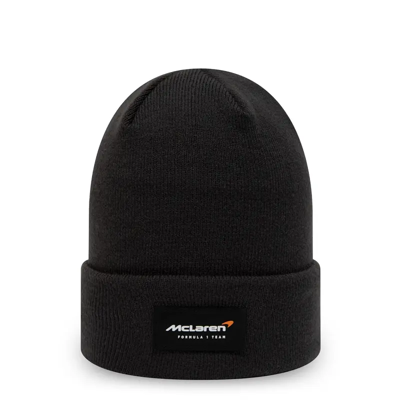 McLaren Racing Black Cuff Knit Beanie Hat