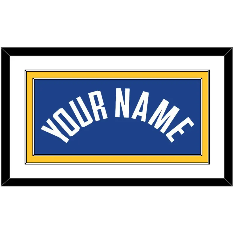 Denver Name - Blue Statement (2018-2022) - Double Mat 1