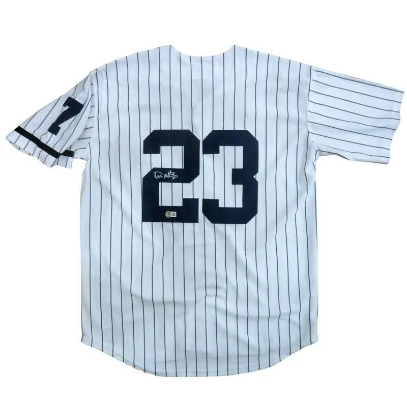 Don Mattingly Autographed New York Yankees Pinstripe #23 Mitchell Ness Jersey - Beckett