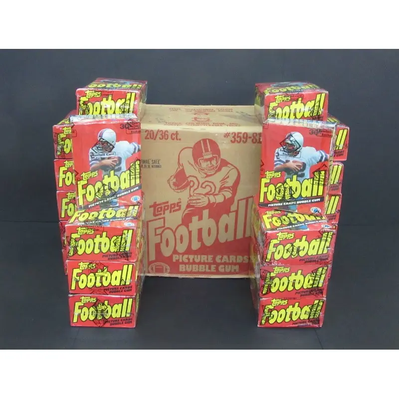 1981 Topps Football Unopened Wax Case (20 Box) (BBCE)