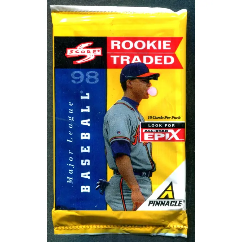1998 Score Baseball Rookie Traded Unopened Pack (10)