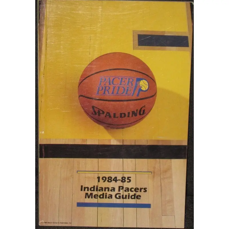1984-85 Indiana Pacers Media Guide