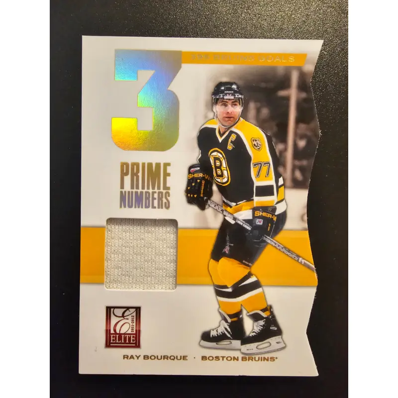 2011-12 Panini Elite - Prime Numbers - Jerseys - Ray Bourque #3 /395