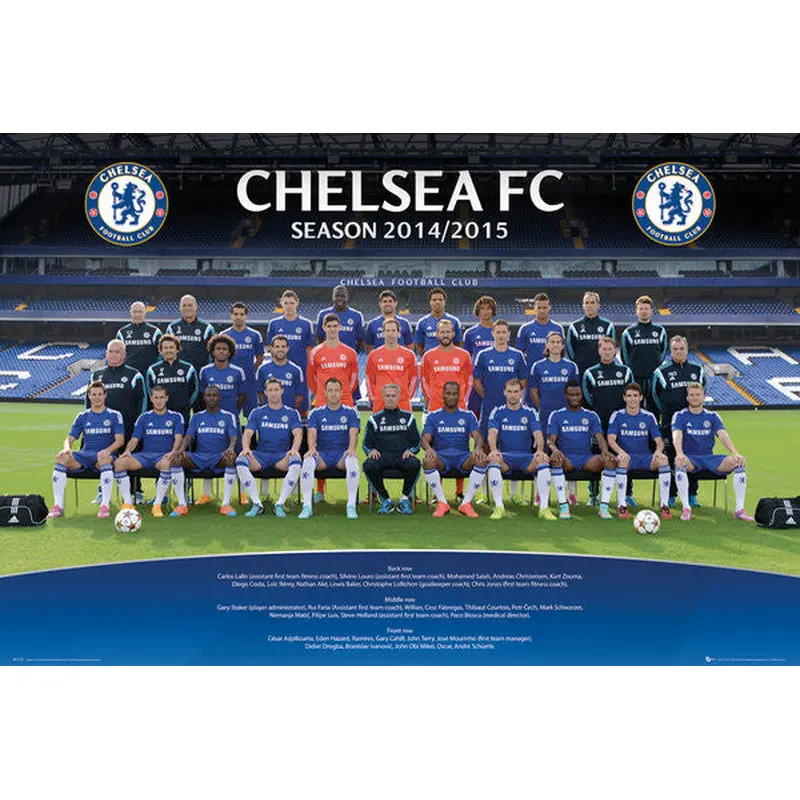 Chelsea FC Official Team Portrait 2014/15 Soccer Poster - GB Eye (UK)