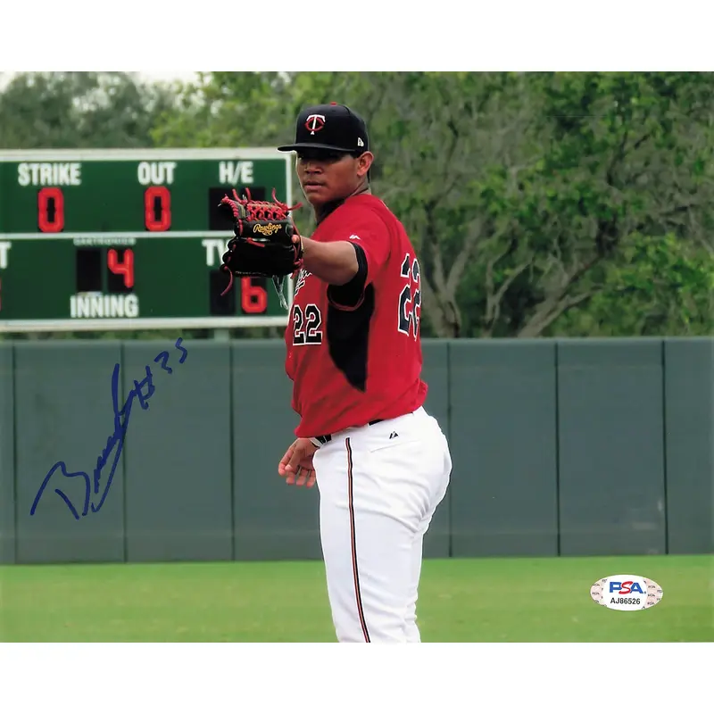 Brusdar Graterol signed 8x10 photo PSA/DNA Minnesota Twins Autographed