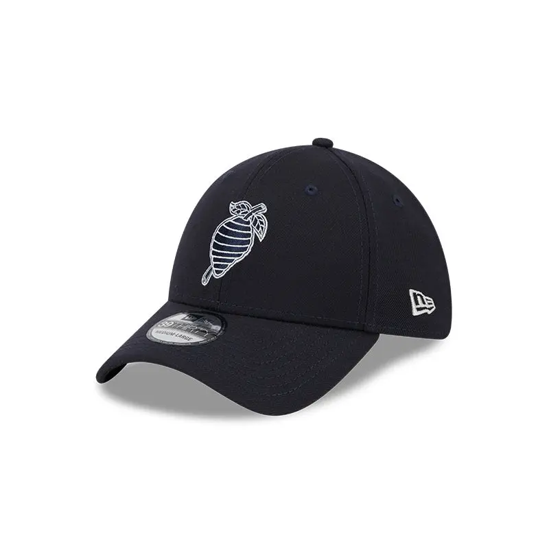 Charlotte Knights New Era Black Hornets 3930 Cap