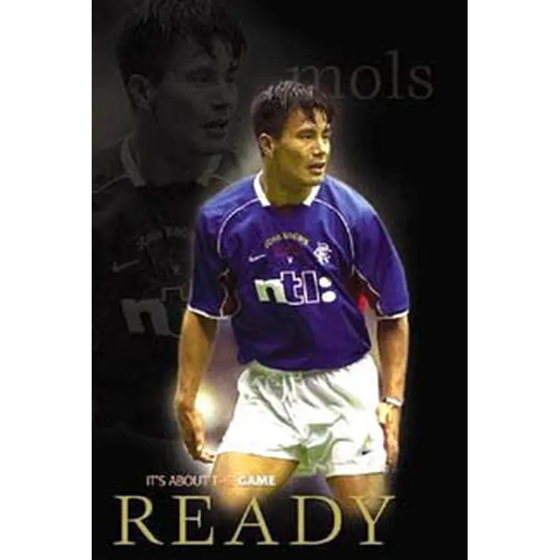 Michael Mols "Ready" Glasgow Rangers FC Poster - U.K. 2001