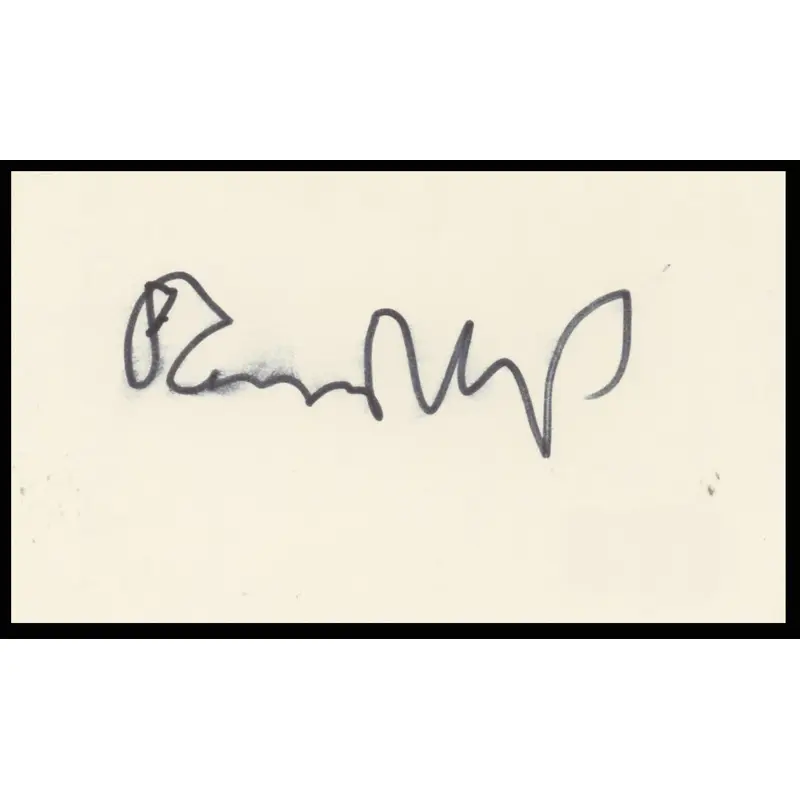 Ronnie Milsap Musician Authentic Signed 3x5 Index Card Autographed BAS #BR26807