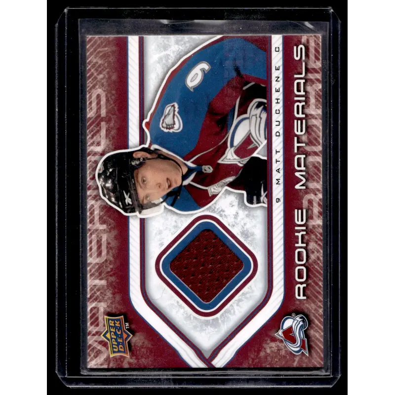 2009-10 Upper Deck - Rookie Materials - Matt Duchene #RM-DU RY