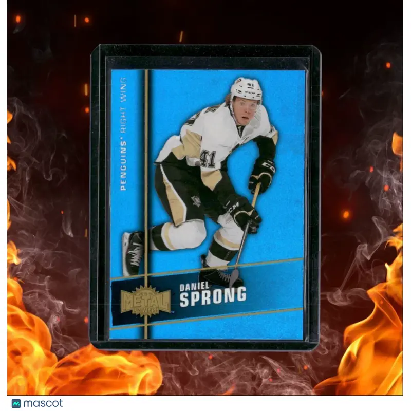 2015-16 Fleer Showcase Daniel Sprong Metal Universe Blue PMG Rookie 18/50 #MU-15