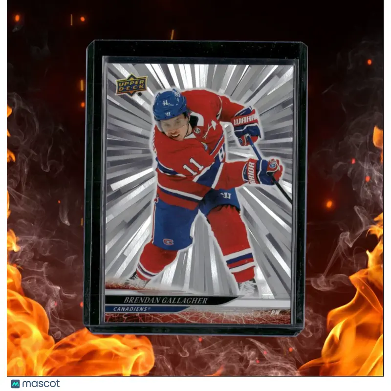 2024-25 Upper Deck Brendan Gallagher Silver Outburst #100