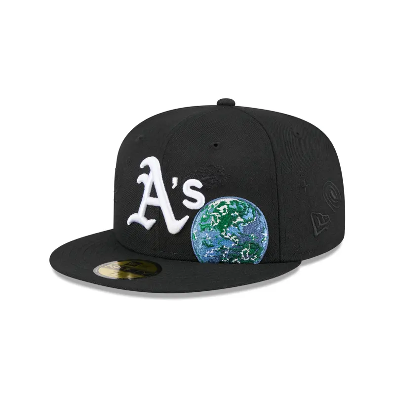 New Era - NE Global - 59Fifty Fitted Cap - Oakland Athletics - Black