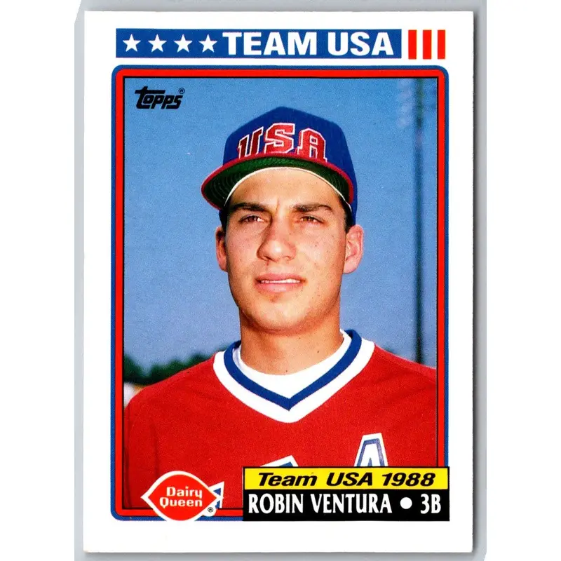 1992 Topps Dairy Queen Team USA Robin Ventura #11