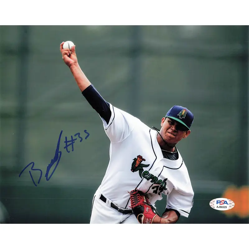 Brusdar Graterol signed 8x10 photo PSA/DNA Minnesota Twins Autographed