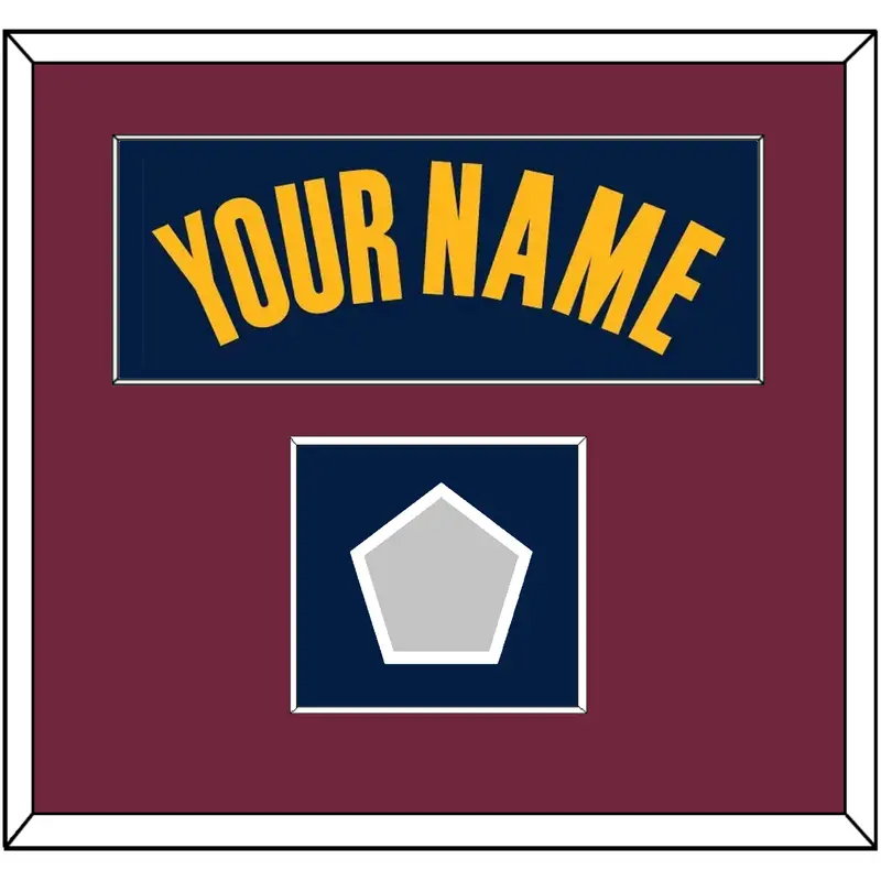 Cleveland Name & Champions Patch - Alternate Blue (2014-2017) - Single Mat 2
