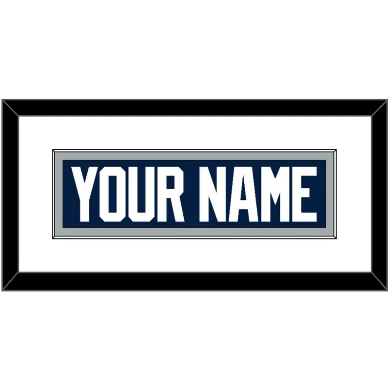 Penn State Hockey Nameplate - Alternate Gray - Single Mat 1