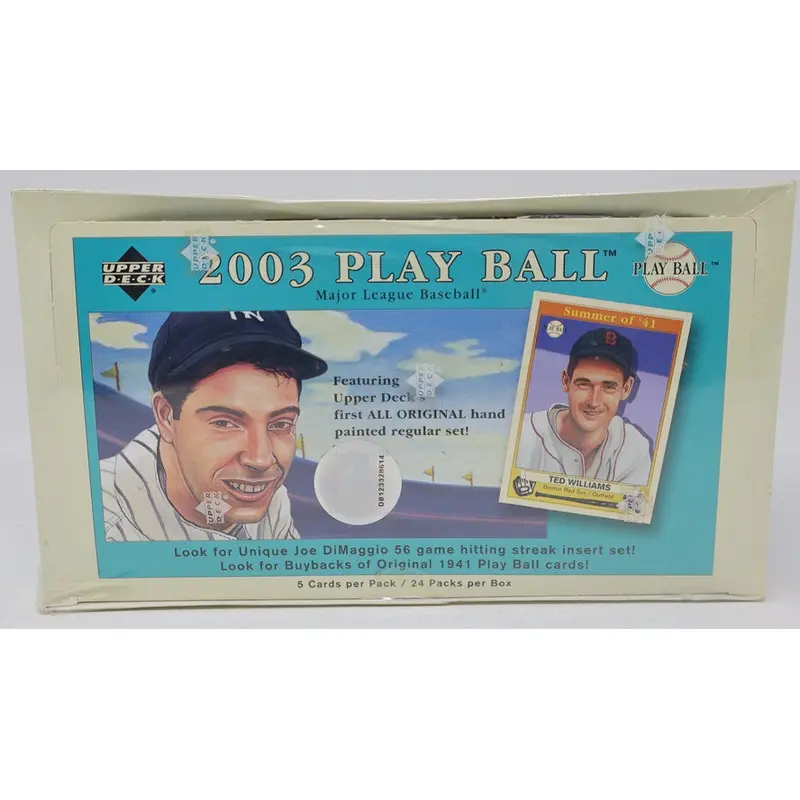 2003 Upper Deck Play Ball Baseball Box (Hobby)