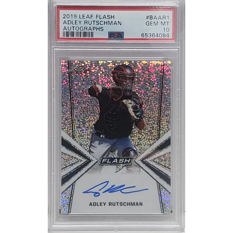 Adley Rutschman 2019 Leaf Flash Autographs PSA 10 Gem Mint