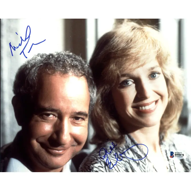 Michael Tucker & Jill Eikenberry LA Law Authentic Signed 8X10 Photo BAS #B95078