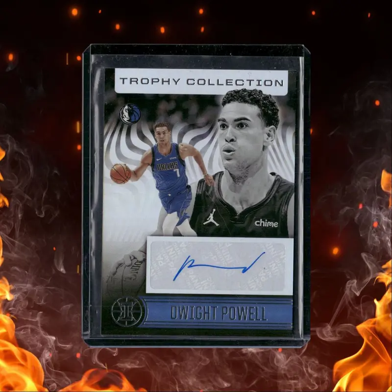 2020-21 Panini Illusions Trophy Collection Signatures Dwight Powell #TC-DPW