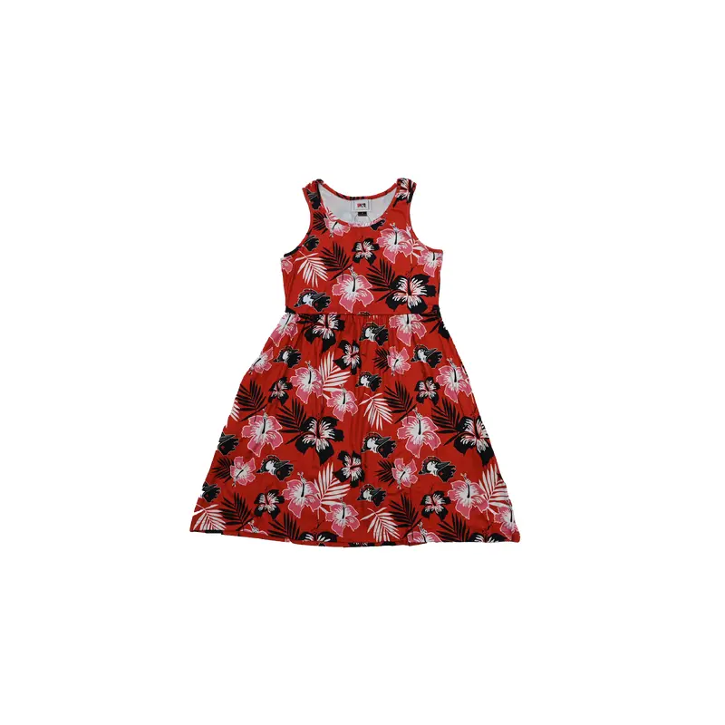 Fayetteville Woodpeckers FOCO Women's Red Floral Sun Dress