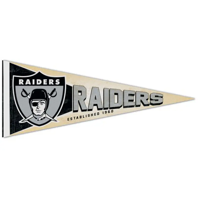Oakland Raiders NFL Retro-1960s-Style Premium Felt Collector's Pennant - Wincraft Inc.