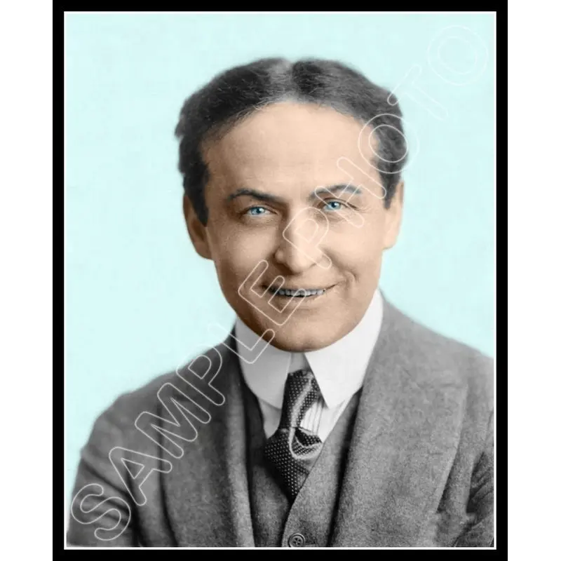 1925 Harry Houdini Colorized 8X10 Photo - 2820