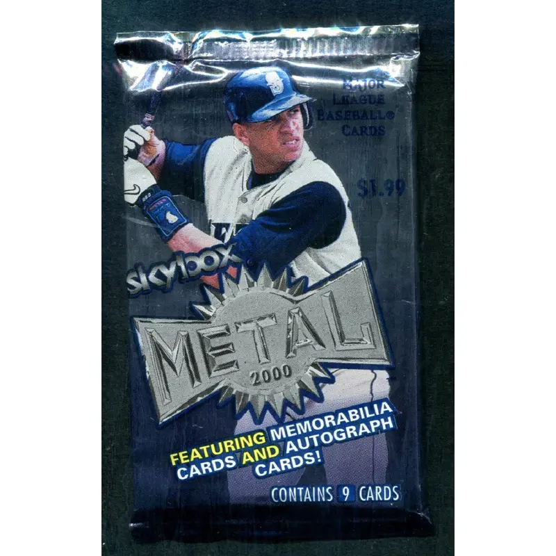 2000 Skybox Metal Baseball Unopened Pack (Retail)