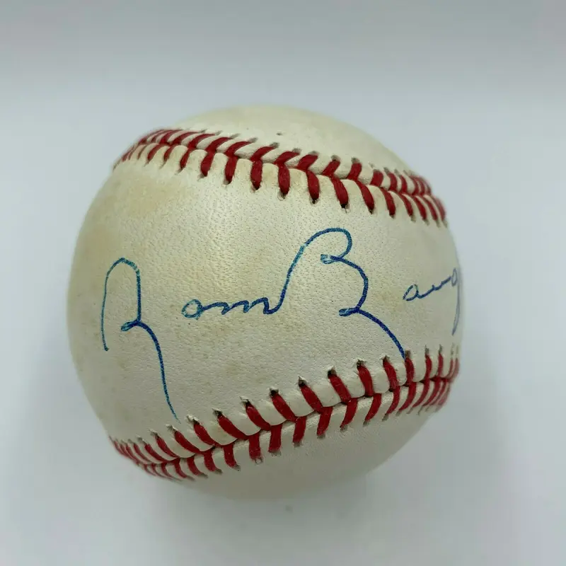 Sammy Baugh NFL Signed Autographed Official National League Baseball JSA COA