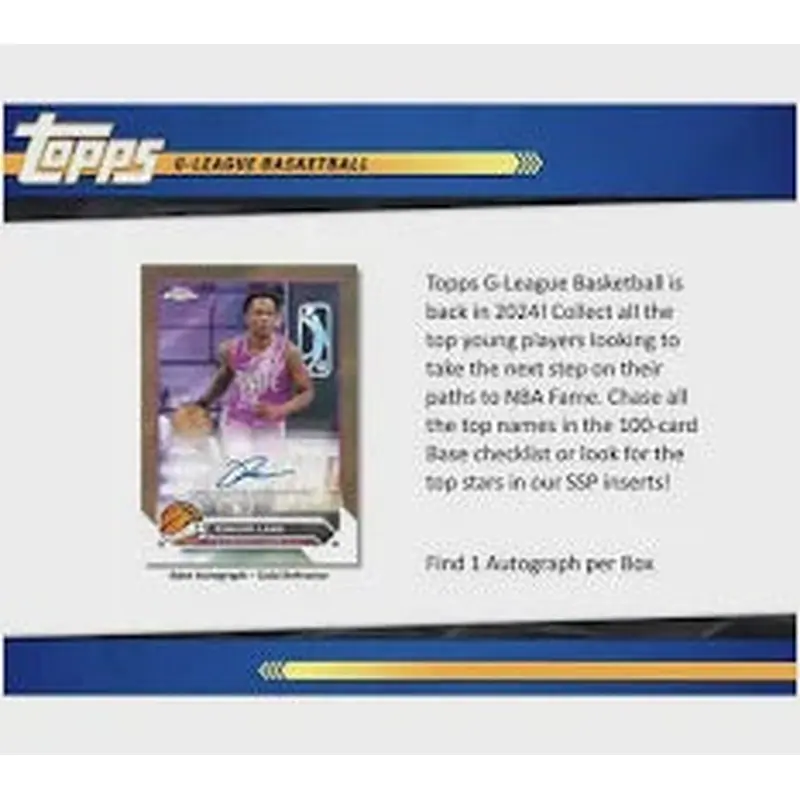 2023-24 Topps G-League Basketball Hobby Box