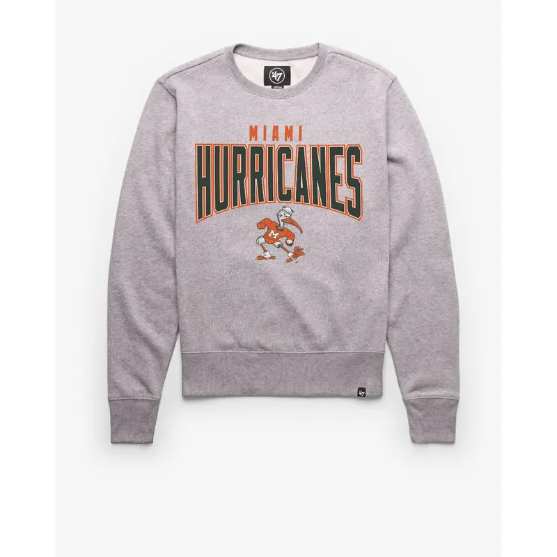 MIAMI HURRICANES TEAM ELEMENTS ARCH '47 HEADLINE CREW