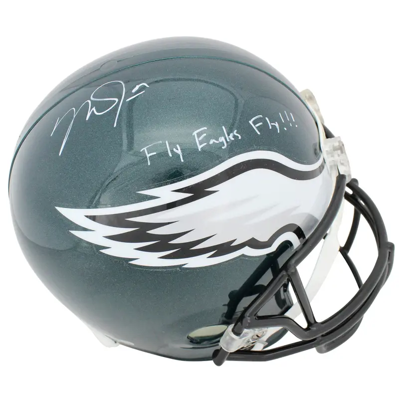 Mike Trout "Fly Eagles Fly" Signed Eagles Full Size Rep Helmet MLB #JC126390