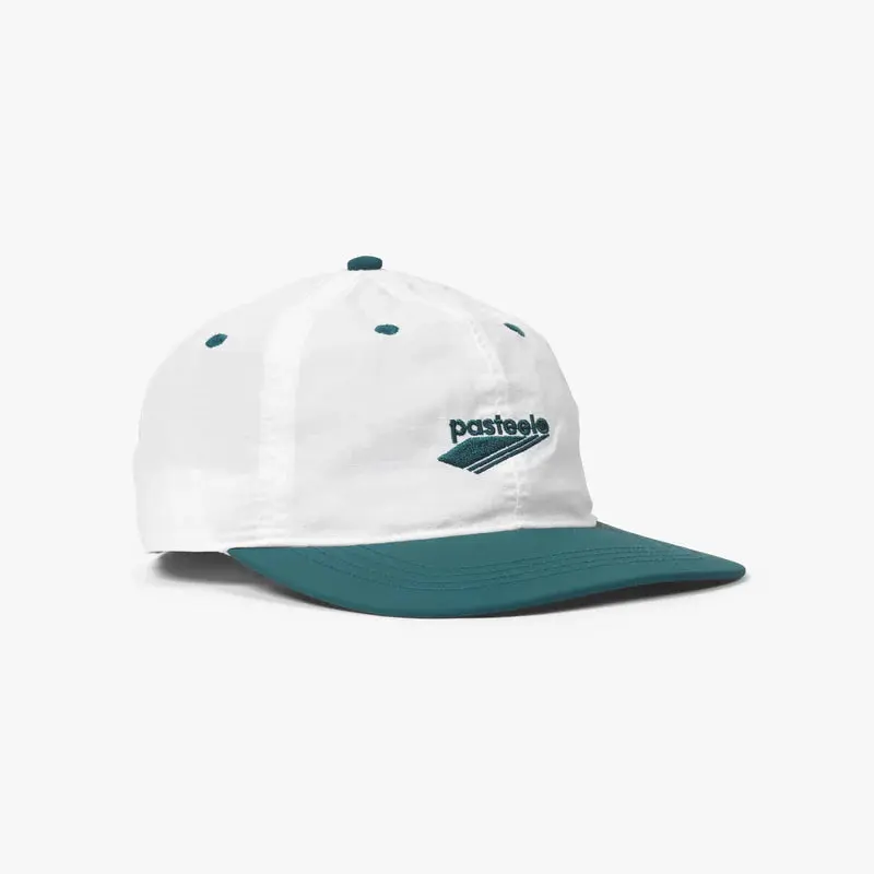 Pasteelo - Contrast Unstructured Cap - White/Dark Teal