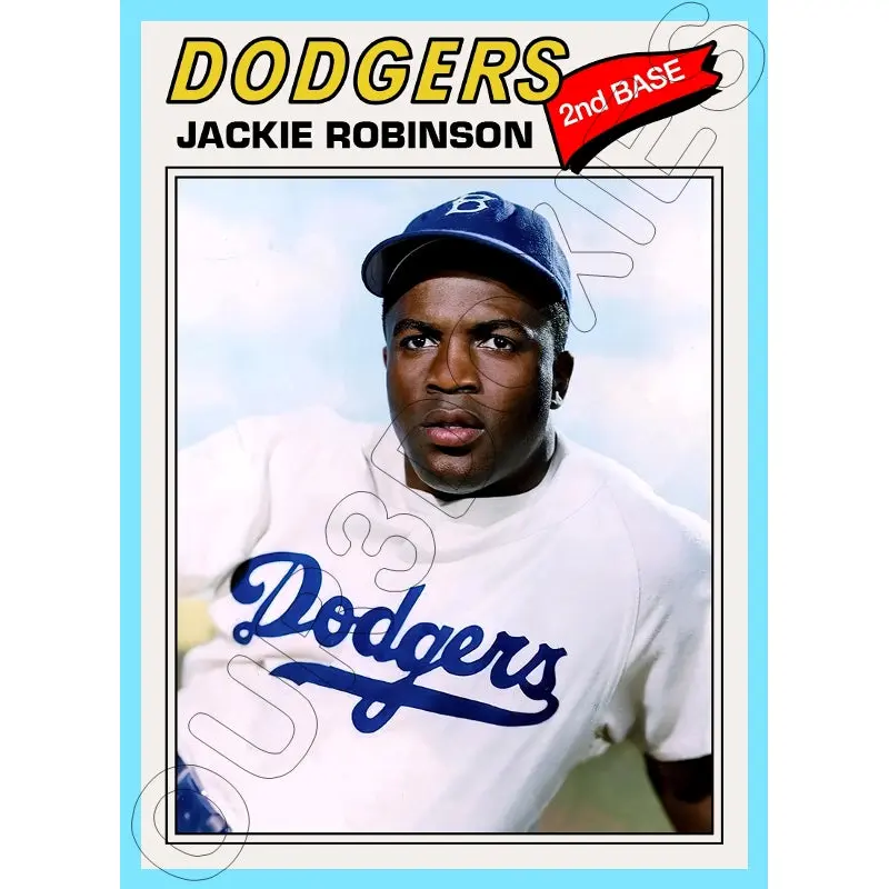 Jackie Robinson 1977 Topps Custom Card - 4886